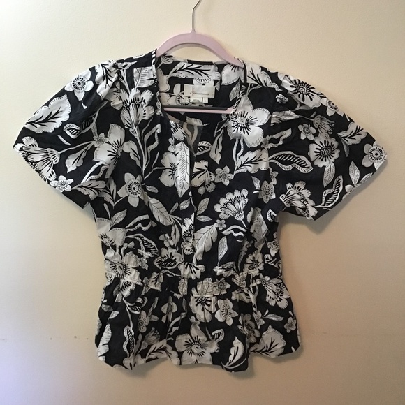 Anthropologie Tops - Anthropologie Somerset Blouse Top L Floral
